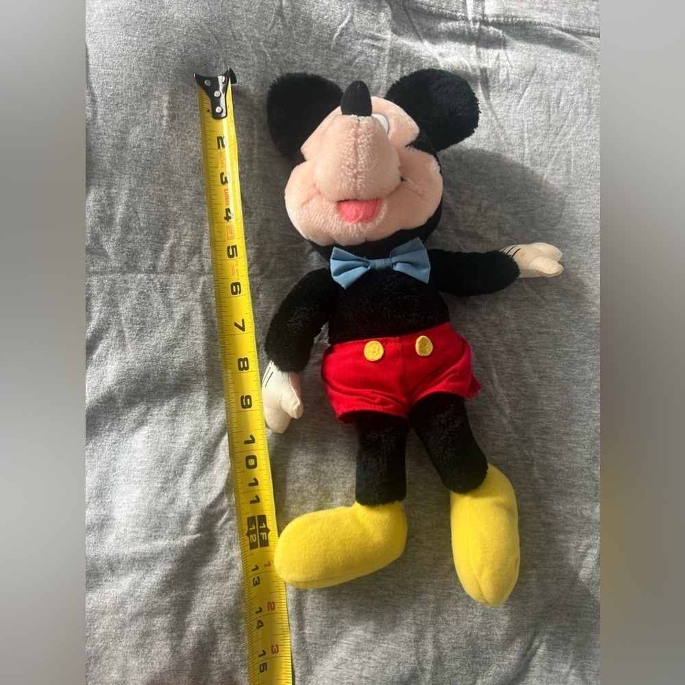 ❤️Vintage Mickey Mouse Floppy Plush Doll by Applause Walt Disney Productions 13” - Picture 6 of 10